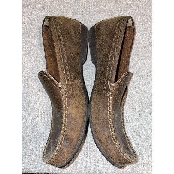 Frye Men’s Casual Loafers Size 10.5 M Brown Leather Comfort Outdoors Relaxed main image 6